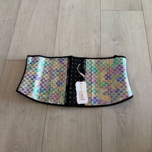 LUXX CURVES  Torso Colorful Fish Scales Mermaid Waist Trainer size 4xL